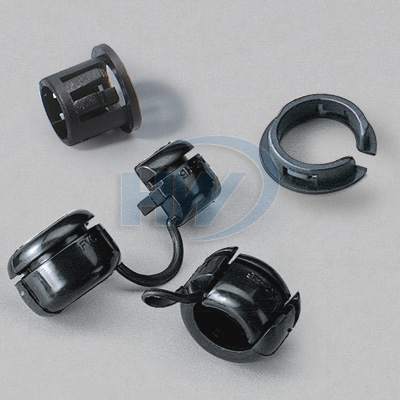 bushings de alívio de tensão, bushings abertos, bushings de cabo de máquina de lavar, grampos de cabo, tampas de furo