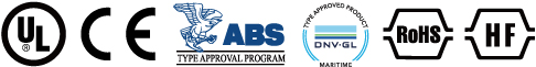 UL,CE,ABS,DNV GL,RoHs,HF
