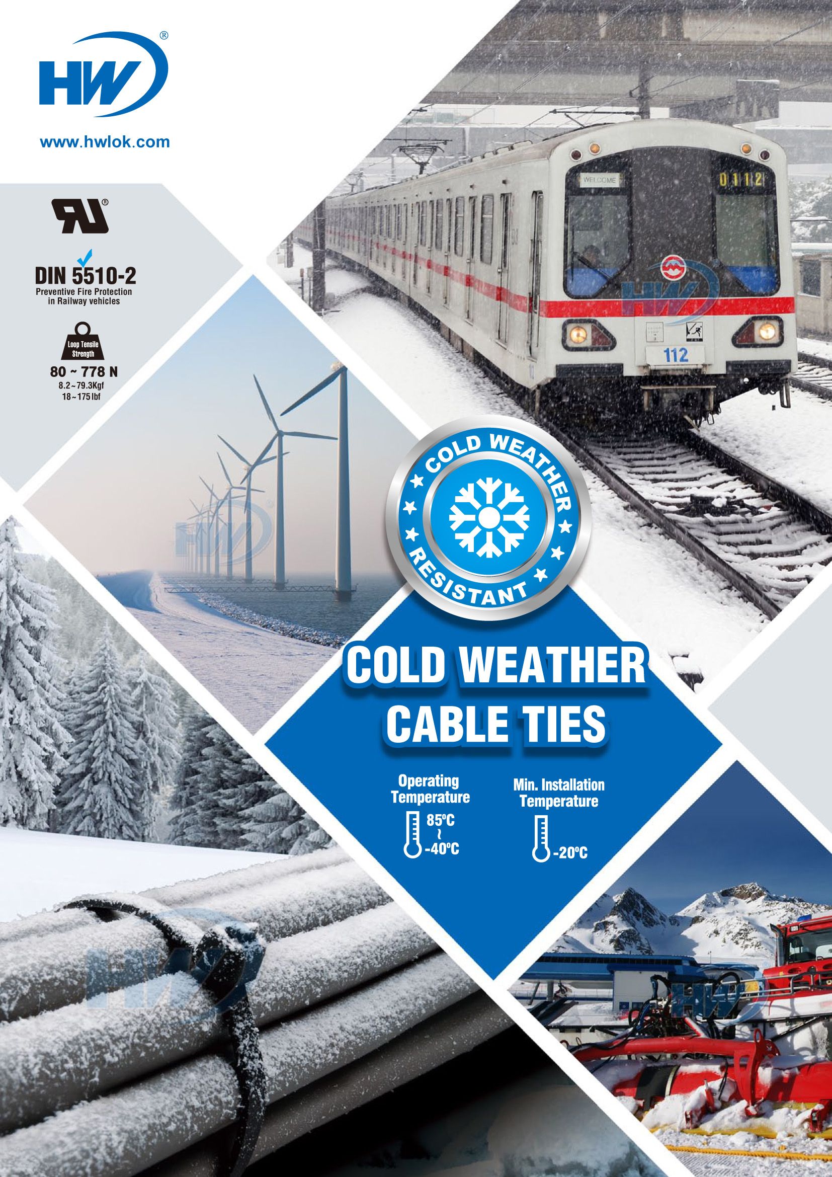 Cold Weather Cable Ties DM