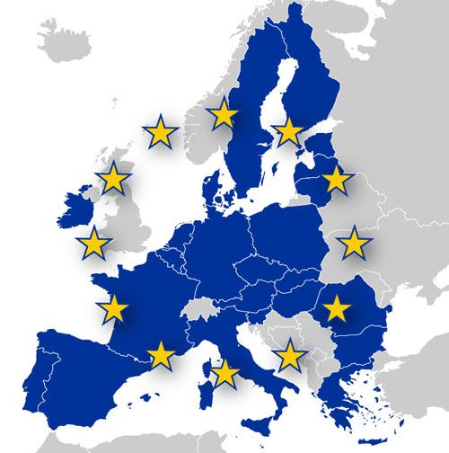 Mapa da União Europeia