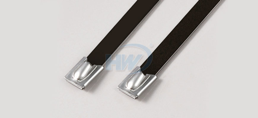 Ball Lock Typ Edelstahl, PVC-beschichtete Bänder
