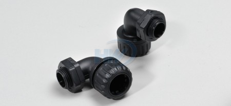 محولات أنابيب، نوع الزاوية، بولياميد، خيط (PF) 1/4"، أنابيب مناسبة NFC-07 - محولات القنوات من نوع الزاوية