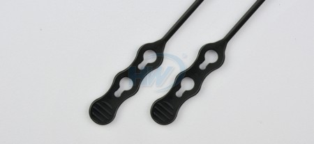 316x4.4 mm (12.4x0.17 Zoll), Kabelbinder, PA66, mit Perlen, wieder lösbar, höhere Zugfestigkeit - Perlen Kabelbinder