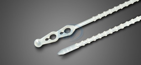 320x4.4 mm (12.7x0.17 Zoll), Kabelbinder, PA66, mit Perlen, wieder lösbar - Perlen Kabelbinder