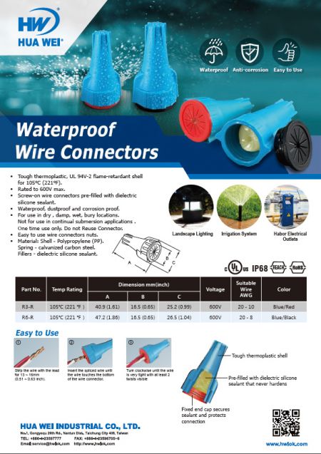 Waterproof Wire Connectors Flyer