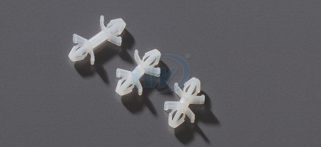 PCB-ondersteuningen, dubbele vergrendeling, polyamide, 7,2 mm afstandshoogte - Dubbele Vergrendelings PCB Steunen