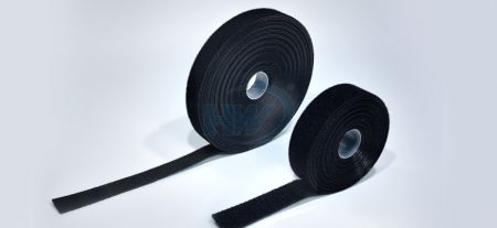 Kabelbinder, Klettverschluss, 10mm x 10M - Klettverschluss-Kabelbinder-Rollenstreifen