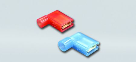 尼龙全绝缘旗型母端连接器(易进式), 适用线径0.5-1.5 mm² - 尼龙全绝缘旗型母端连接器(易进式)