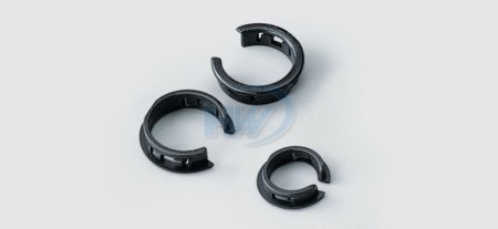 Buchas Abertas, Poliamida, Furo Interno No Painel ø12.7 mm - Mangas Abertas