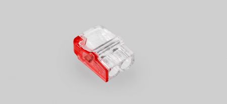 موصل سلكي دفع، سلسلة PIC21، أحمر، 2 منافذ، نطاق السلك الصلب: 0.5-2.5mm²/ 22-12 AWG، نطاق السلك المجدول: 0.5-2.5mm²/ 22-14 AWG - موصل سلكي دفع PIC21-2