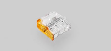 موصل سلكي دفع، سلسلة PIC21، برتقالي، 3 منافذ، نطاق السلك الصلب: 0.5-2.5mm²/ 22-12 AWG، نطاق السلك المجدول: 0.5-2.5mm²/ 22-14 AWG - موصل سلكي دفع PIC21-3
