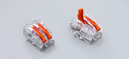 موصلات الرافعة القابلة للدفع، سلسلة PIC62، 2 منافذ، نطاق السلك الصلب: 0.2-4.0mm²/ 28-12 AWG، نطاق السلك المجدول: 0.2-4.0mm²/ 28-14 AWG - موصلات دفع الرافعة PIL62-2