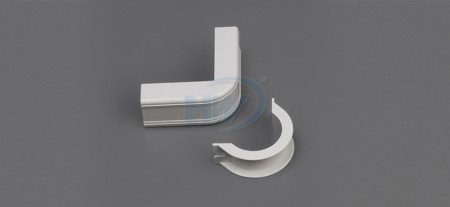 Accesorios de canalización - Cubierta de esquina externa + base, para GU-3520, 35x20mm, canalización de una sola pieza - Accesorios de canalización