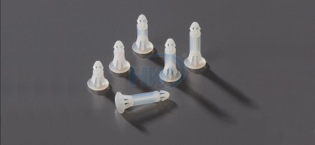 反鎖式電路板固定支架,PA66,柱高(A)0.23"(5.8mm) - 反鎖式電路板固定支架