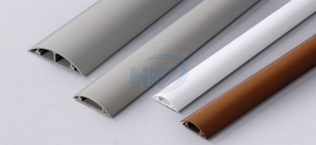 Round Type Wire Ducts,PVC,39x10mm - Round Type Wire Ducts