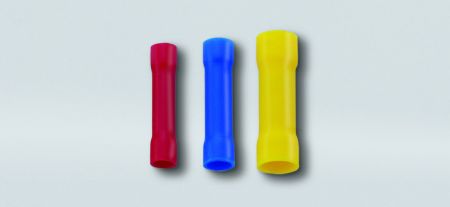 PVC绝缘中接连接器, 适用线径0.5-1.5 mm² - PVC绝缘中接连接器